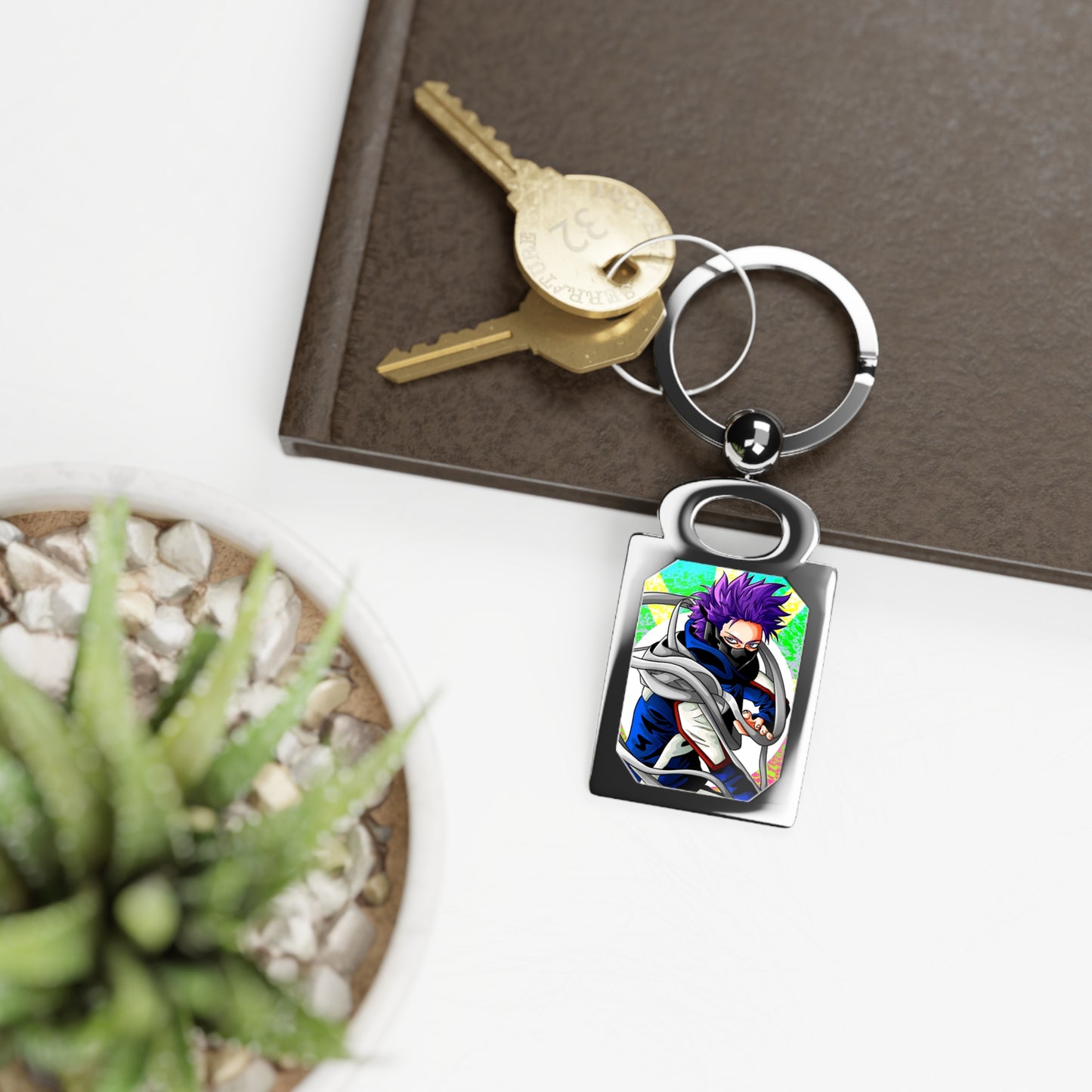 Toshi Anime Keyring | Keychain for Gift, Memories, Collectibles, Key Holder, Souvenir, Anime Accessories