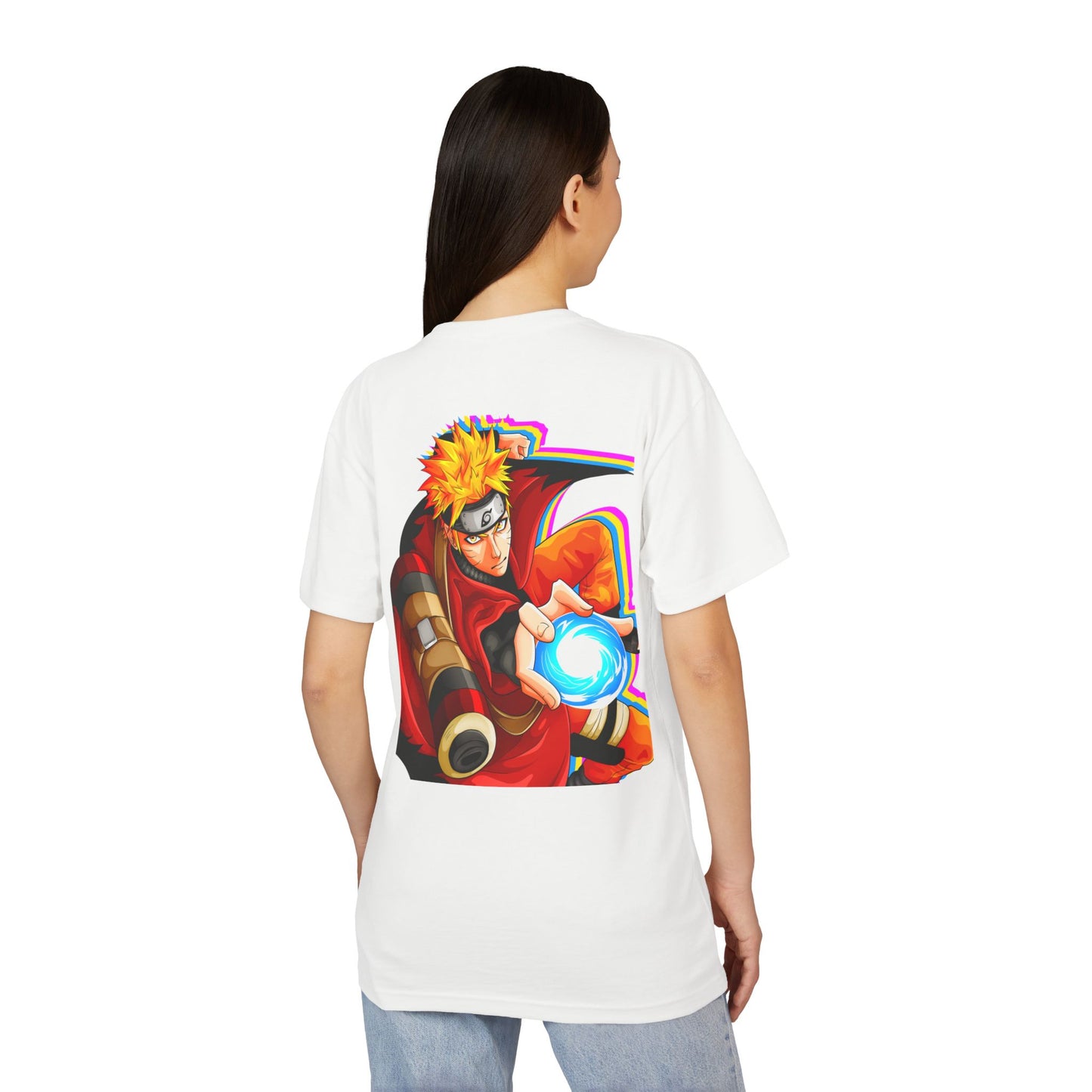 Nine Tailed Fox Graphic Tee, Unisex Sueded T-Shirt for Anime Lovers, Casual Wear, Gift for Fans, Birthday Gift, Cozy Streetwear