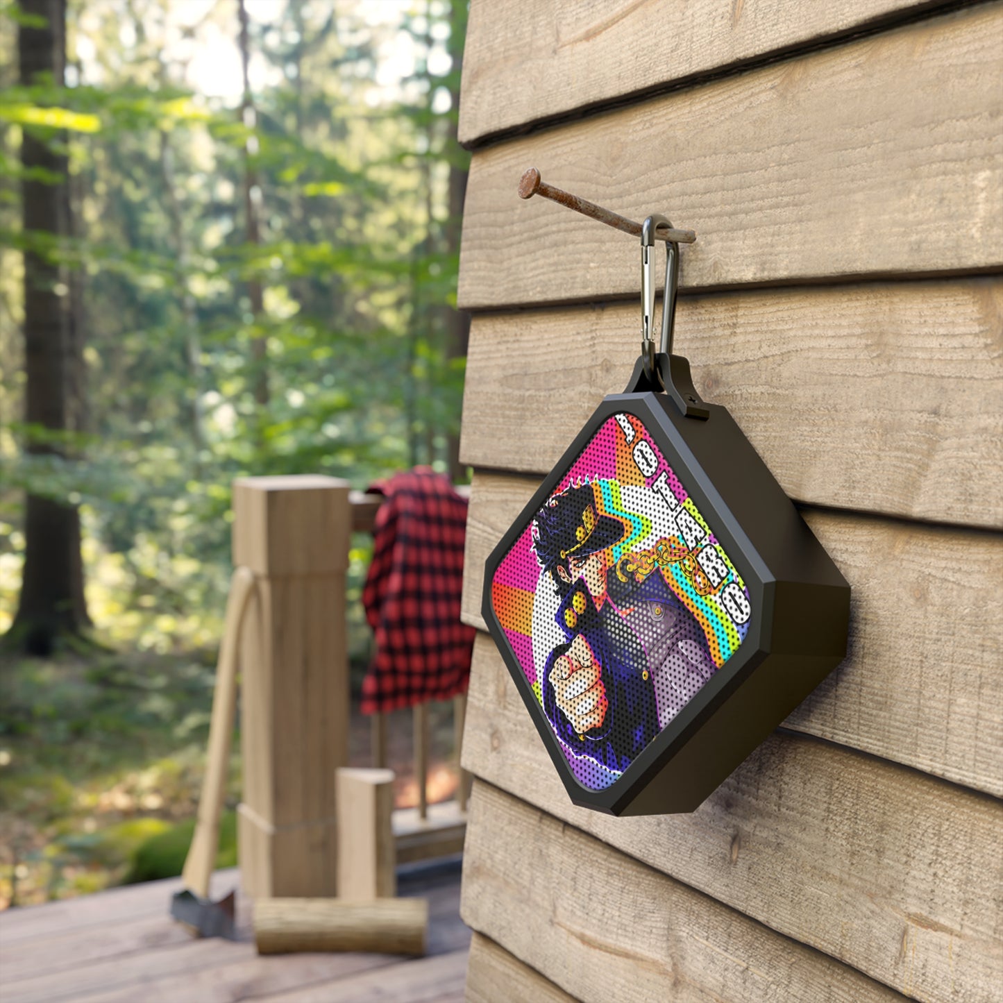 Jotaro-Inspired Bluetooth Speaker, Outdoor Speaker, Portable Speaker, Gift for Gamers, Wireless Speaker, Music Accessory