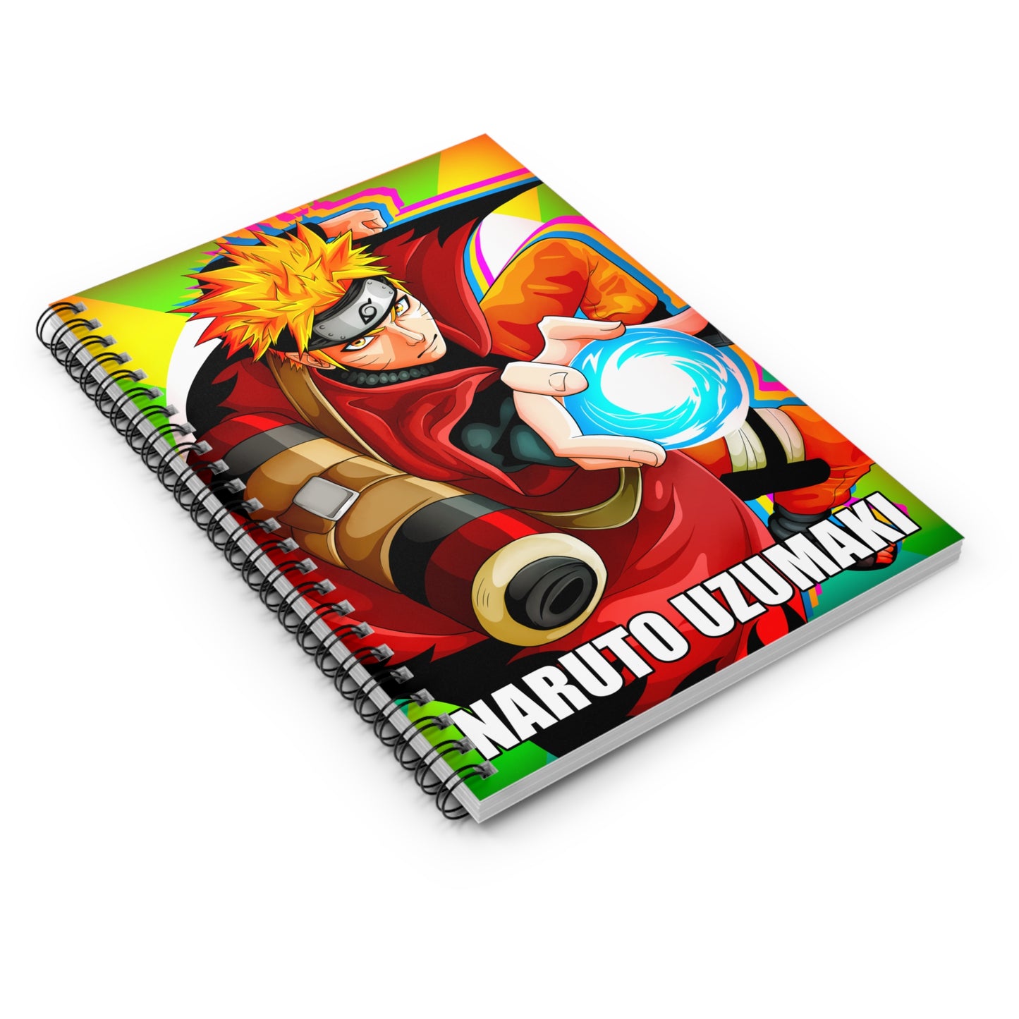 Nine Tailed Fox Spiral Notebook - Colorful Anime Art, Perfect for Students, Artists, Gift for Fans, Stationery, Journaling