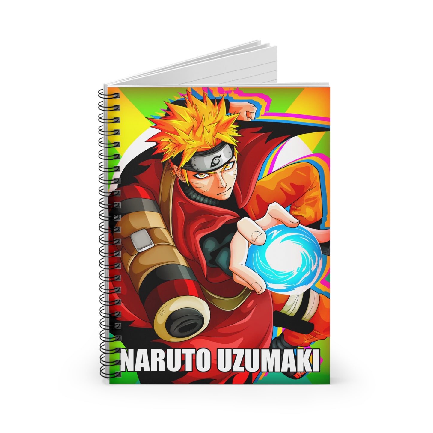 Nine Tailed Fox Spiral Notebook - Colorful Anime Art, Perfect for Students, Artists, Gift for Fans, Stationery, Journaling