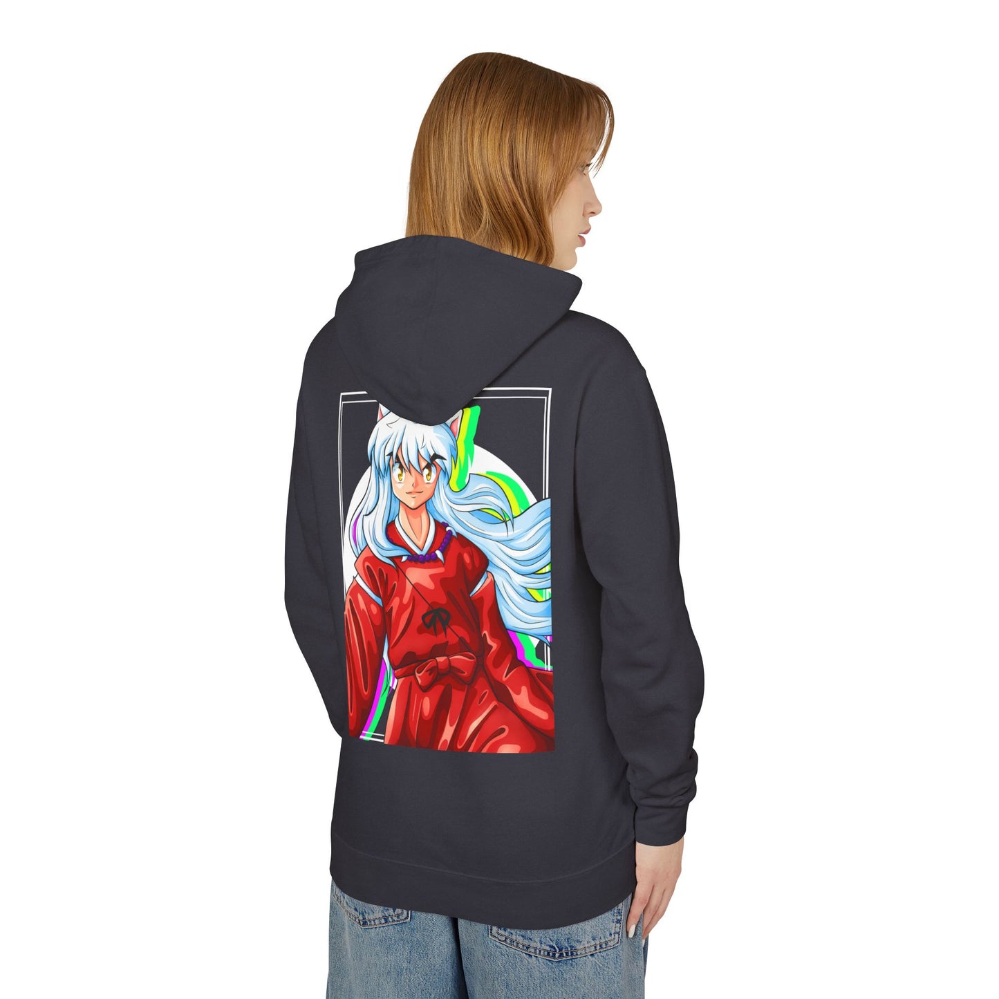 Unisex Demon Dog Graphic Hoodie - Cozy Anime Sweatshirt, Perfect for Fans, Everyday Comfort, Great Gift for Birthdays, Casual Wear