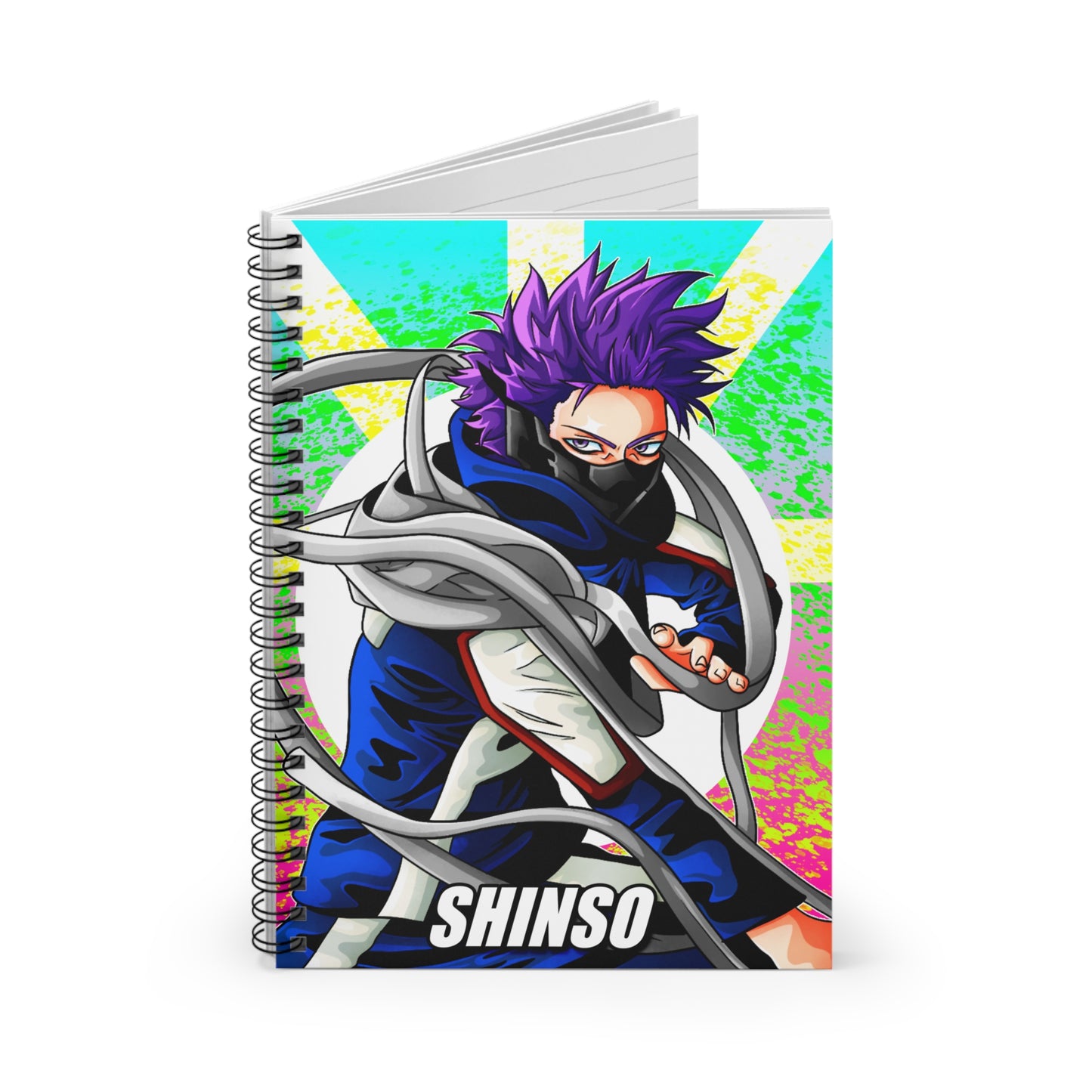 Toshi Anime Spiral Notebook - Ruled Line Notebook