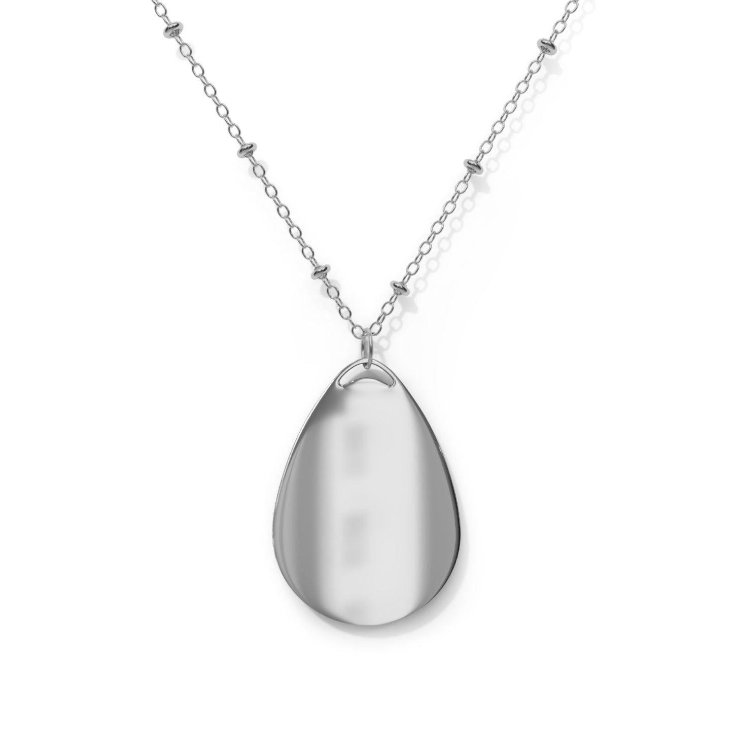 Anime-Inspired Oval Necklace, Last Alive Pendant for Fans, Unique Gift for Birthdays, Everyday Wear, Cosplay Accessory