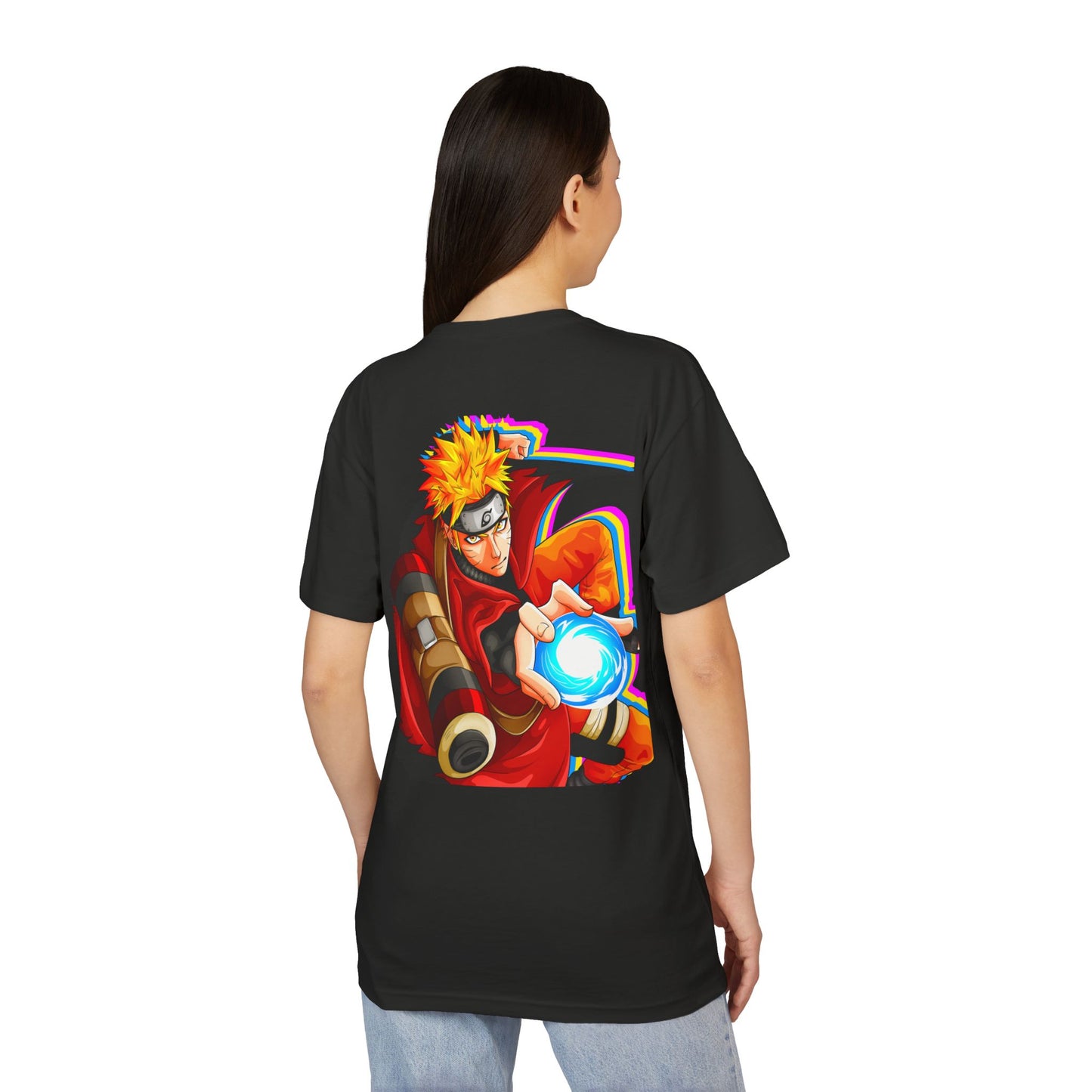 Nine Tailed Fox Graphic Tee, Unisex Sueded T-Shirt for Anime Lovers, Casual Wear, Gift for Fans, Birthday Gift, Cozy Streetwear