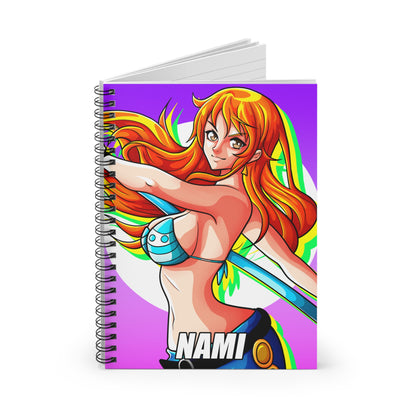 Cat Burglar Anime Spiral Burglar - Ruled Line Notebook