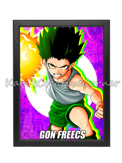 Rookie Hunter Anime Print