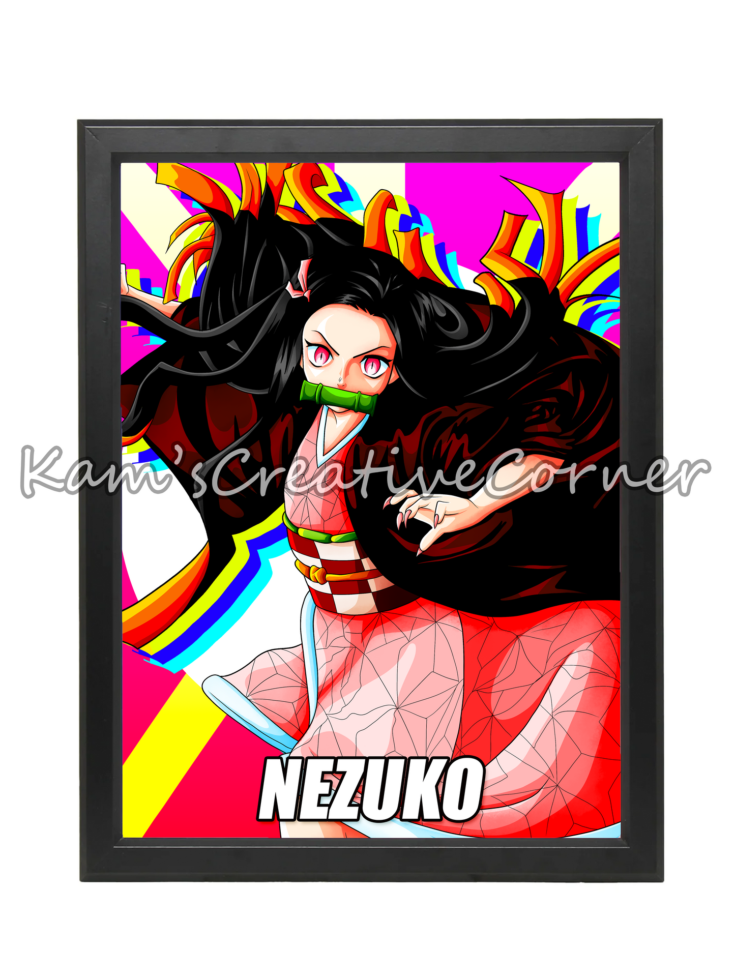 Demon Sister Anime Print