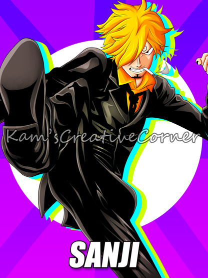 Pirate Chef Anime Print