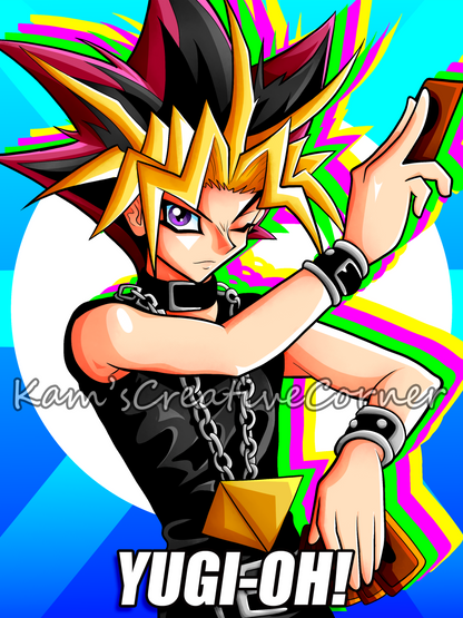 King of Duelists Anime Print