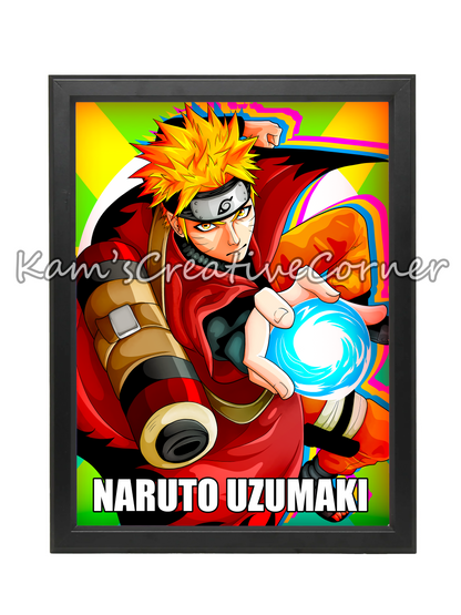 Nine Tailed Fox Anime Print for Fans